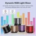 Mini Bluetooth Speaker, 2026 Ultra-Light Mini Bluetooth Speaker, IP7 Waterproof Brief Design, Small Shower Travel Speaker for Outdoor, 8H Playtime, Perfect for Backpacking, Bike, Beach & Gift Black