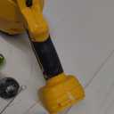 Cordless Paint Sprayer for Dewalt 20V MAX Battery, Electric Spray Paint Gun for House, 4 Copper Nozzles, Paint Spray Gun with Power Display, Paint Sprayers for Home Interior and Exterior (No Battery) (Yellow)