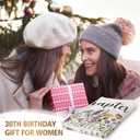 Afterprints 30th Birthday Gifts for Women, Chapter 30 Blanket, 30 Year Old Bday Gifts for Women, Daughter, Friend, 1996 30th Birthday Decorations for Her, Turning 30 Throw Blankets 50'' x 60''