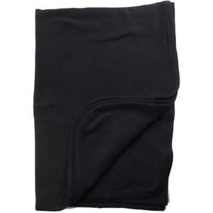Bambini Baby Black Blank Receiving Blanket, 100% Cotton Fabric for 1-Pack Black (30 x 40 Inches / 100% Cotton Interlock)