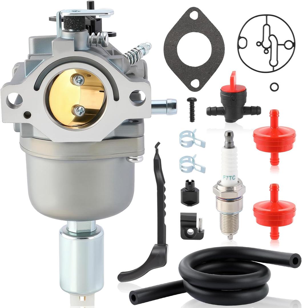 591731 Carburetor for Nikki 795365 795366 792768 792036 for 17.5hp Engine 593433 593514 594593 697141 Compatible with Intek Models 280H06 280H07 280J07 280J77 281H07