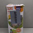 Bright Starts Pop 'N Sit Portable Booster, Indoor/Outdoor Use, Floor Seat with Feeding Tray, Grey, 6 Mos - 3 Yrs (Gray 2)