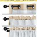 NICETOWN White Curtain Liner Panels - Black Out Drapes Liners for 45 inch Long Curtains, Thermal Insulated Curtains Liner for Windows (Set of 2 Panels, Each is 27" x 40", Greyish White)