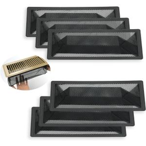 Floor Register Trap, Air Vent Filter Mesh Catcher, Vent Screen Net Keeps Bugs, Coins, Pet Hair, Food Out (4 * 14''/ 6 Pack)