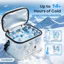 Comfpack Ice Machine for Knee After Surgery, 15QT Cold Therapy Machine with Programmable Timer and Quiet Pump, FSA Eligible HSA, Cold Water Circulation System for Knee Replacement, Rotator Cuff, Shoulder & Hip Surgery Recovery