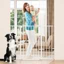36" Extra Tall Baby Gate, 29"-45" Wide Auto Close Dog Gate Indoor