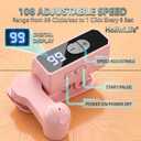 Wireless Rechargeable Auto Clicker for iPhone，Tapper for Tiktok Live, Screen Tapper, 107 Adjustable Speed, Auto Screen Tapper for Live Stream, Games, Repetitive Task, Purchases (Pink)