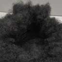Soft Afro Wig 70s For Women Kinky Curly Hair Wigs With Bangs Natural Looking Short Curly Wig For Men Bouncy Black Puff Synthetic Hair Wig For Daily Party Use