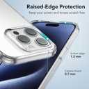 ESR Clear Case for iPhone 15 Case, Shockproof Thin Cover, Yellowing-Resistant Slim Transparent TPU Phone Case, Zero Series, Clear
