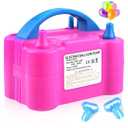 Balloon Pump Electric,110V 600W Balloon Blower Inflator Dual Nozzle Air Pump Balloons Inflator for Decoration, Party, Sport,Gifts:2 Balloon Tying Tools