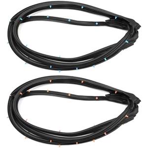 Hoypeyfiy 72325-SDA-A11 Front Driver and Passenger Side Door Seal Rubber Gasket Weatherstrip, Replacement for Honda Accord Sedan 2003 2004 2005 2006 2007