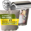 The Original Winter Pipe Insulation Cover (0˚F) - Extra-Thick EVA+NBR (UV-Coated) Insulated Backflow Preventer Freeze Protection, Pump Cover, Sprinkler/Well/Valve Head Cover - (24" W X 30" H)