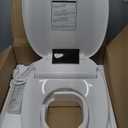 Upgrade Bidet Toilet Seat Elongated, Rear and Feminine Wash, Unlimited Warm Water, Heated Seat, Warm Air Drying, Soft Close Lid, Sense Seat, Smart Bidet Seat Elongated Requires Electricity