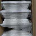 Sasylvia 4 Pcs 4 x 4 Inch Vinyl Fence Post Caps (Actual 4x4), White PVC England Style Cap Top Pyramid Square Waterproof UV Resistant Decorative Vinyl Fence Post Caps