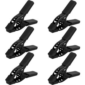 6-Piece Spring Clamps 4-inch Tarp Clamps Heavy Duty Woodworking Clips Spring Clips Metal Clamp Large Clamps Pool Cover Backdrop Stand Photograph Clamp