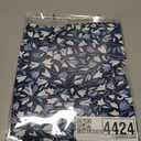 Womens Summer Short Sleeve Tops Pleated Shirts Crewneck Outfit Puff Sleeve Blouses Casual Tunic Blue Flower (X-Large, Black White Flower)