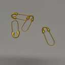 EXCEART 5Pcs Heavy Duty Safety Safety Brooch Metal Spring Lock Pin Fasteners Crafting Making for DIY Jewelry Clothes Hats Skirts Garments