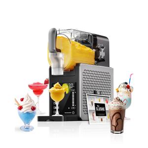 Fiii 2-in-1 Slushie & Soft Serve Machine 92 oz, 6 Presets, No Ice Needed