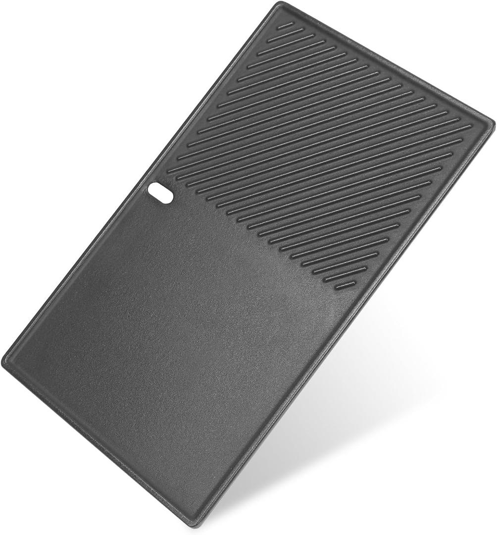 QuliMetal 66089 Griddle for Weber Genesis II/LX 400 Series Grills, Grill Part for Weber GS4 Genesis 2 E410, E415, E435, S-435, LX E-440, Cast Iron for Weber Genesis ii Griddle Insert