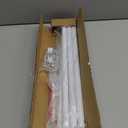 Alskarhem White Curtain Rods for Windows 30 to 88 Inch,5/8 Inch Small Curtain Rod Set With Brackets