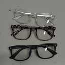 Gaoye Stylish Blue Light Glasses for Woman - Computer Glasses 99% Blue Light Blocking - Lightweight TR90 Frames - 3 pack