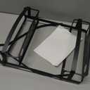 Meangood Shower Caddy Over Shower Head, Black Anti-Swing Hanging Shower Caddy with 4 Remove Hooks for Razor, Sponge, Towels Rustproof Shower Organizer for Bathroom