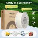 Creality RFID Hyper PLA Filament 1.75mm, White 10KG 3D Printer Filament, High Speed 30-600mm/s, PLA Filament Support CFS, Fits for K2 Plus Combo and Most 3D Printers, White 10kg