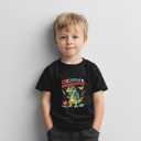 First Day of School Kindergarten Pre-K Shirt for Boys Girls Kids Toddlers Back to School Shirt (Black), Size 120