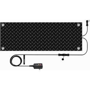 Juilsioa 20 Inch x 60 Inch Heated Snow Melting Mat Outdoor, AntiSlip Heated Walkway Mat with 9.84 Feet Long Power Cord, Waterproof Ice Melting Mat for Doorway Stair Step Path Roof