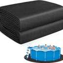 Thickened Pool Liner Pad for Above Ground Pool,Heavy Duty 18 FT Round Under Pool Mat Padding, Pool Ground Pad Mat Under Pool for Pool Bottom, Prevent Punctures, Extend Liner Life