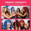 Veemoon 12 Packs Tinsel Party Wigs, Foil Wig Funny Shiny Cosplay Party Set Tinsel Party Supplies for Party Festival Costume Photo Props Men Women, Short Hair