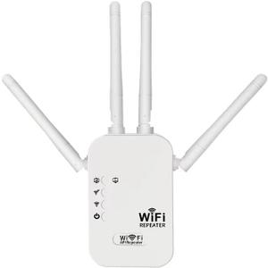 WiFi Extender Signal Booster for Home - 300Mbps Single Band, Covers 3999 Sq Ft & 55 Devices,