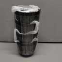 Sureasy Succulent Pots, 3.5 Inch Flower Pots for Indoor Plants, Small Plant Pots with Saucer & Drainage, Decorative Ceramic Planters for Succulent, Cactus, Set of 4, Black