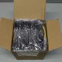 NPLUX 8 OZ Mini Cake Pans Disposable Ramekins with Lids Round Aluminum Mini Foil Cake Tins Baking Pans for Party Wedding Pudding (Black Gold, 25 Pack)