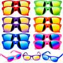 Kids Sunglasses Bulk Party Favors, 24 Pack Boys Girls Sunglasses for Kids, Neon Sunglasses with UV400 Protection, School Prizes Goodie Bags Stuffers for Summer Beach Pool Birthday Party Supplies