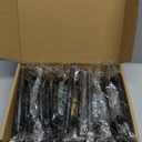 Ravinte 30 Pack 4 inch Hole Center Black Cabinet Pulls Kitchen Cabinet Handles 6-3/8" Overall Length Matte Black Hardware for Cabinet