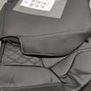 GIANT PANDA Custom Fit Sienna Car Seat Covers for Select Toyota Sienna LE, XLE 8 Passenger 2021 2022 2023 2024 2025,Three Rows,Leather,(Full Set,Black)