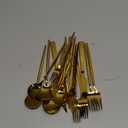 Astercook 24-Piece Gold Silverware Set with Steak Knives Flatware Set for 4 Food-Grade Stainless Steel Cutlery Set Mirror Polished Utensils Set Include Spoons and Forks for Home Kitchen Restaurant