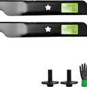 Parts Camp 2 Pack Lawn Mower Blades 532405380 for Husqvarna 46 Inch Deck