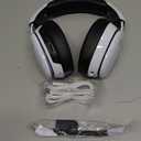 Gtheos 2.4GHz Wireless Gaming Headset for PS5, PS4 Fortnite & Call of Duty/FPS Gamers, PC, Nintendo Switch, Bluetooth 5.3 Gaming Headphones with Noise Canceling Mic, Stereo Sound, 40+Hr Battery -White