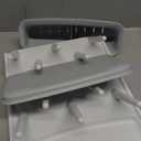 Ubbi Vertical Baby Bottle Drying Rack, Space Saving Countertop Drying Rack Baby Accessory, Gray