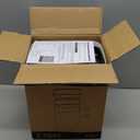 2 Pack 2.7 Gal Bathroom Can with Lid, Automatic Can Small Smart Garbage Can Touchless, Slim Motion Sensor Waterproof Plastic Bins for Bedroom Office Kitchen Toilet (White)