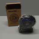 BESKAR USB Clip on Fan, Portable Small Fan with Cord Powered, 3 Speeds Strong Airflow, with Sturdy Clamp, Quiet Personal Desk Fan (Black)