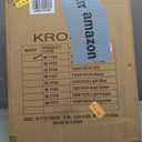 KROSER Carry On Luggage with Spinner Wheels & Built-in TSA Lock, Expandable Top Opening Hard Shell Suitcase Large Capacity Durable Rolling Luggage with USB Port, Carry-On 20-Inch, Black