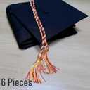 6 Pieces Graduation Cords,Red White and Gold Honor Cords,68 Inch