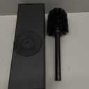 BVL Toilet Brush and Holder Set Black Freestanding for Bathroom