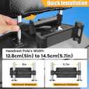 najiaxiaowu Tablet Holder for Car,ipad Headrest Mount for 5.5-18.4 Inch ipad/Phones Car Tablet Holder with 360Rotating Adjustable Trip Essentials,Black, 3 pack