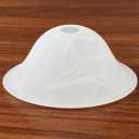 Glass Lamp Shade Replacement 12"D x 4.75"H,Lamp Shades For Floor Lamps Suitable for E26 Socket Torchiere Lamp Shade Glass Shades Ceiling Fan Light Covers Ceiling Fan Globe Replacement Glass Bowl