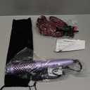 1.5 Inch Thermal Brush Blowout with 5 Temp Settings, Universal Voltage Hair Curling Iron, Ceramic Ionic Thermal Round Curling Brush Suitable for Medium and Long Hair, Purple