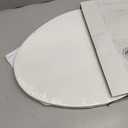 KOHLER K-27331-0 Glissade ReadyLatch Quiet Close Elongated Toilet Seat, White, Grip-Tight Hardware, Quiet Close Lid Prevents Slamming